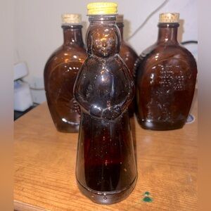 Ms Buttersworth Glass Syrup Bottle